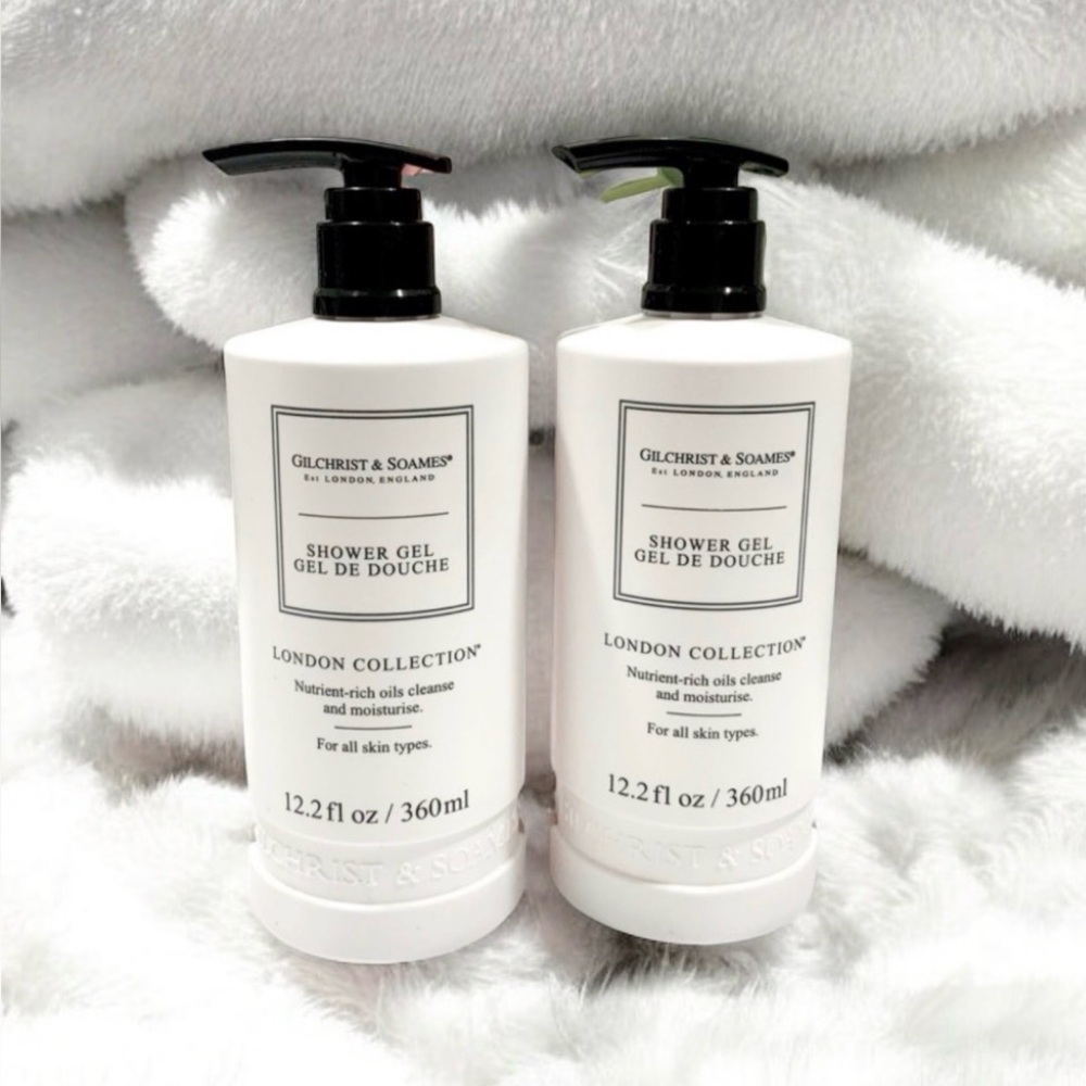 (2 PACK) SHOWER GEL GILCHRIST & SOAMES LONDON COLLECTION - 12.2 fl.oz
